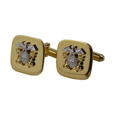 [Vanguard] Navy Cuff Links: Officer - Gold / 미해군 커프 링크스: 장교용
