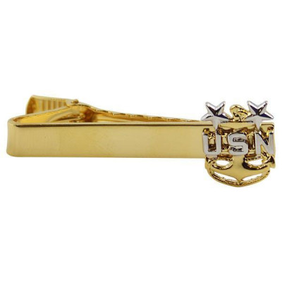 [Vanguard] Navy Tie Clasp: E9 Master Chief Petty Officer / 미해군 타이 클래스프: 원사