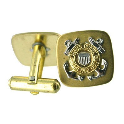 [Vanguard] Coast Guard Cuff Links: Enlisted / 미해안경비대 커프 링크스: 사병용