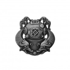 [Vanguard] Dress Badge: Diver First Class - miniature, oxidized / 1급 다이버 무광 미니어쳐 배지