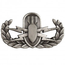 [Vanguard] Badge: Explosive Ordnance Disposal - Regulation, Oxidized / 폭발물 처리반 무광 배지