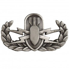 [Vanguard] Badge: Explosive Ordnance Disposal - Regulation, Oxidized / 폭발물 처리반 무광 배지