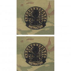 [Vanguard] Army Embroidered Identification Badge on OCP Sew On: Basic Instructor
