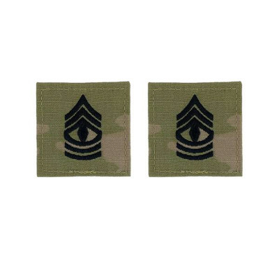 [Vanguard] Army Embroidered OCP with Hook Rank Insignia: First Sergeant