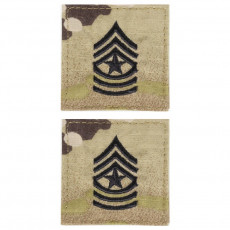 [Vanguard] Army Embroidered OCP with Hook Rank Insignia: Sergeant Major