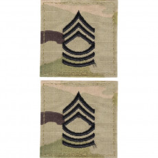 [Vanguard] Army Embroidered OCP with Hook Rank Insignia: Master Sergeant