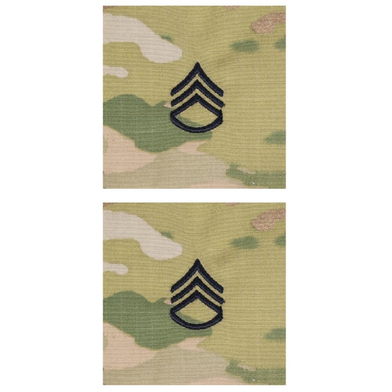 [Vanguard] Army Embroidered OCP Sew on Rank Insignia: Staff Sergeant