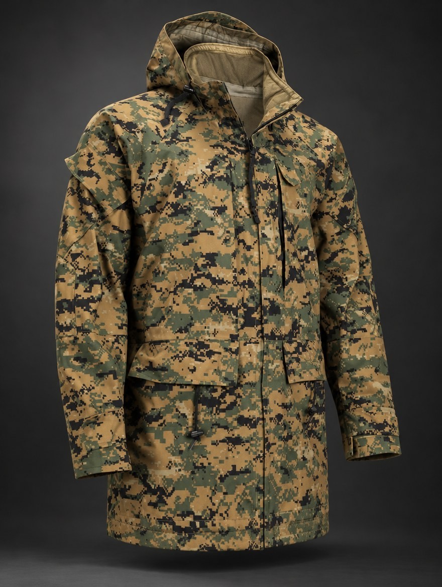 USMC MARPAT 우드랜드 디지털 고어텍스 자켓 미해병대
