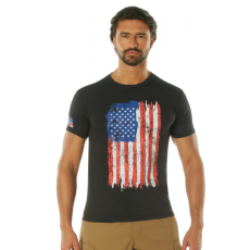 rothco distressed us flag athletic fit t-shirt(r2901, r2632)