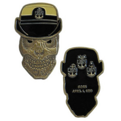 [Vanguard] Coin: United States Navy Female Senior Chief Petty Officer Skull