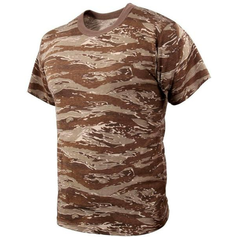 [Rothco] Tiger Stripe Camo T-Shirts / [로스코] 타이거 스트라이프 카모 티셔츠