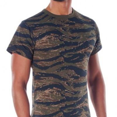 [Rothco] Tiger Stripe Camo T-Shirts / [로스코] 타이거 스트라이프 카모 티셔츠