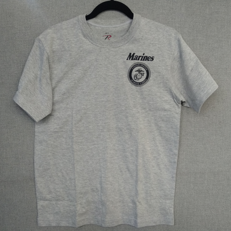 [Rothco] Marines Globe & Anchor T-Shirt / [로스코] 미해병대 앵커 티셔츠