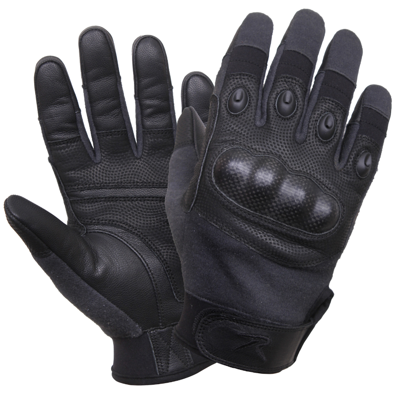 ROTHCO 2808 하드너클 택티컬 장갑 방검 방염 장갑/Carbon Fiber Hard Knuckle Cut/Fire Resistant Gloves