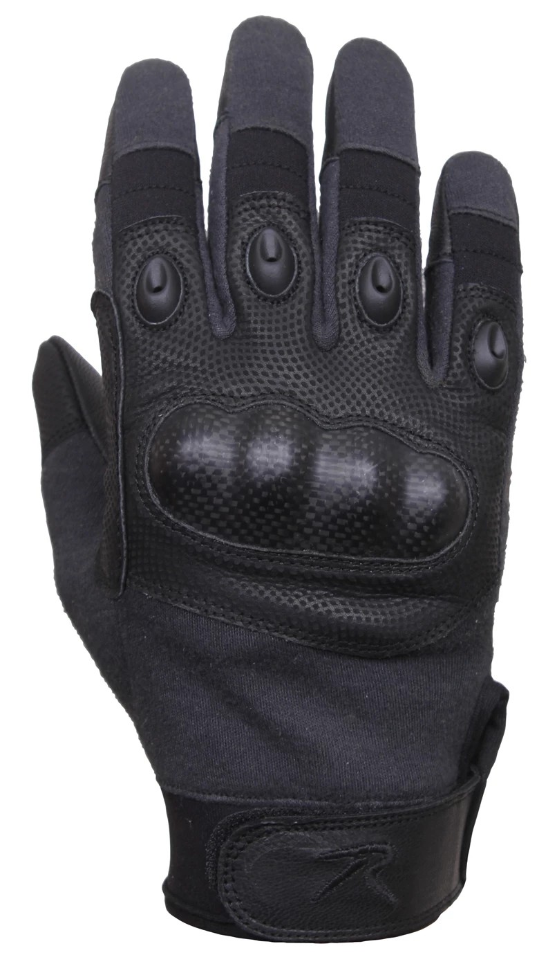 ROTHCO 2808 하드너클 택티컬 장갑 방검 방염 장갑/Carbon Fiber Hard Knuckle Cut/Fire Resistant Gloves