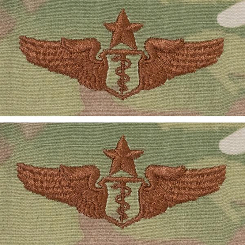 [Vanguard] Air Force Embroidered Badge: Flight Surgeon: Senior - embroidered on OCP