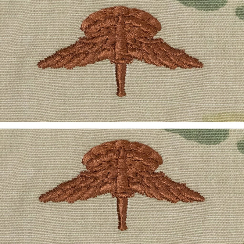 [Vanguard] Air Force Embroidered Badge: Free Fall Jump Wing - OCP