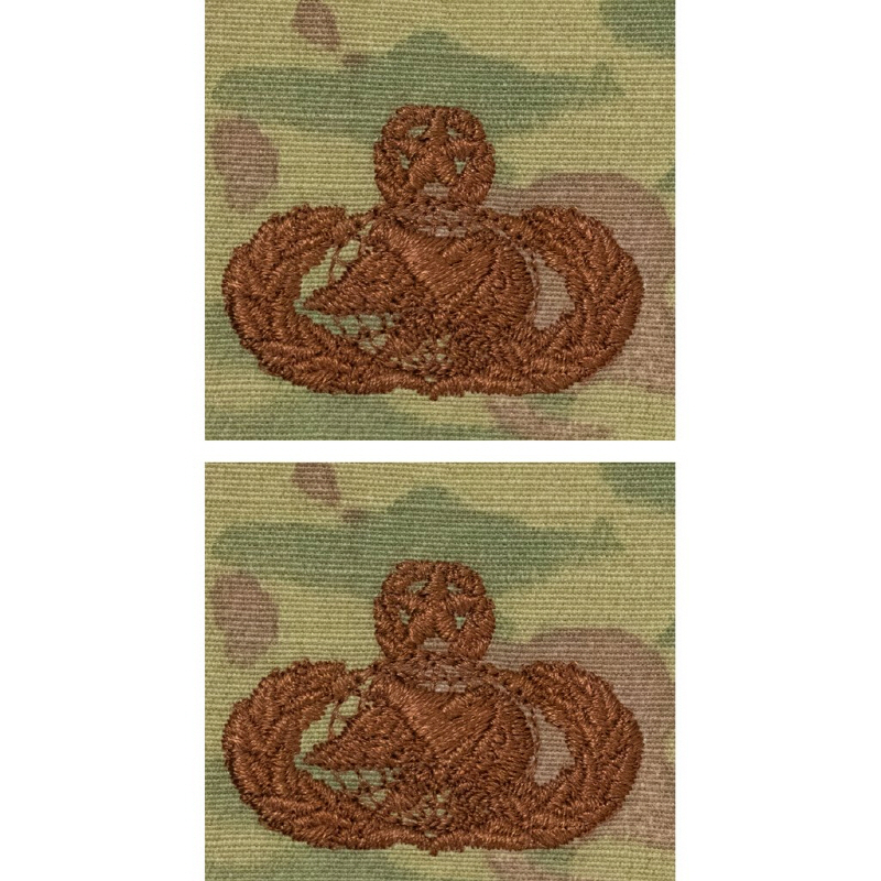 [Vanguard] Air Force Embroidered Badge: Supply Fuels: Master - embroidered on OCP