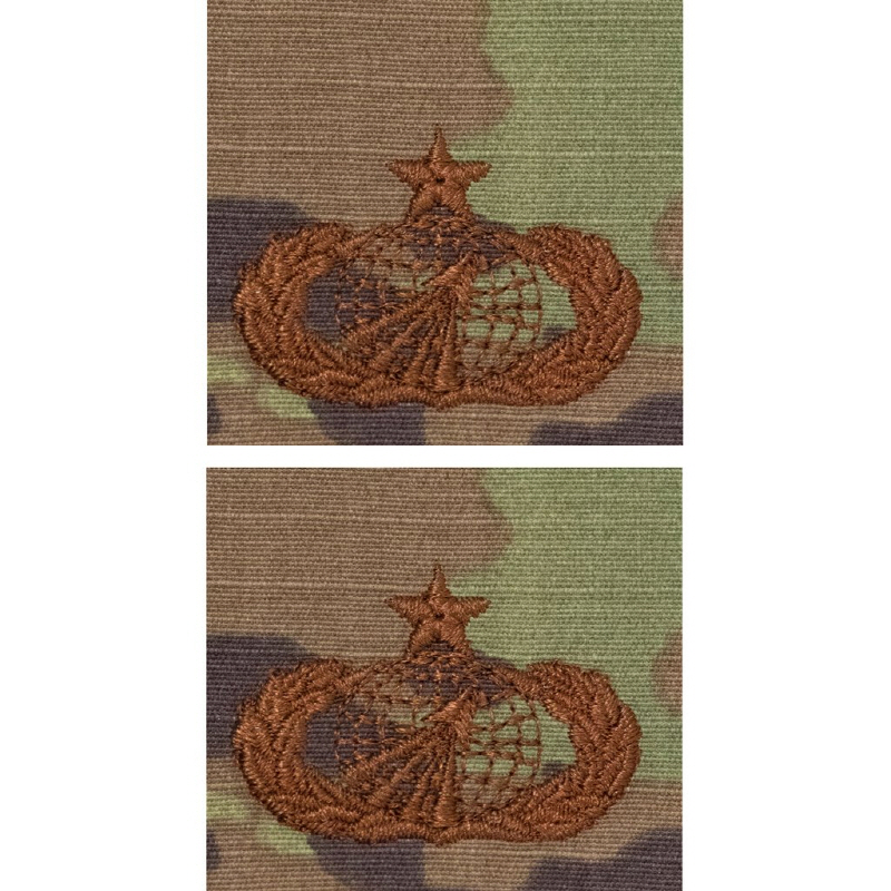 [Vanguard] Air Force Embroidered Badge: Acquisition: Senior - embroidered on OCP