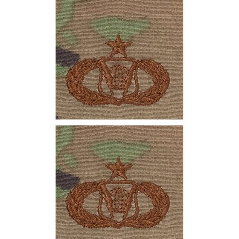 [Vanguard] Air Force Embroidered Badge: Command and Control: Senior - embroidered on OCP
