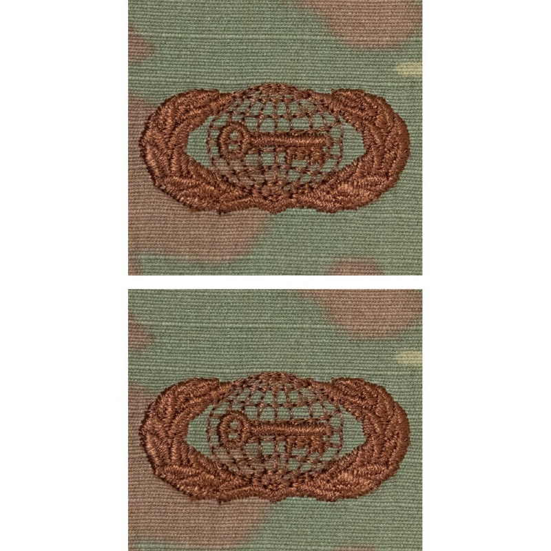 [Vanguard] Air Force Embroidered Badge: Intelligence - embroidered on OCP