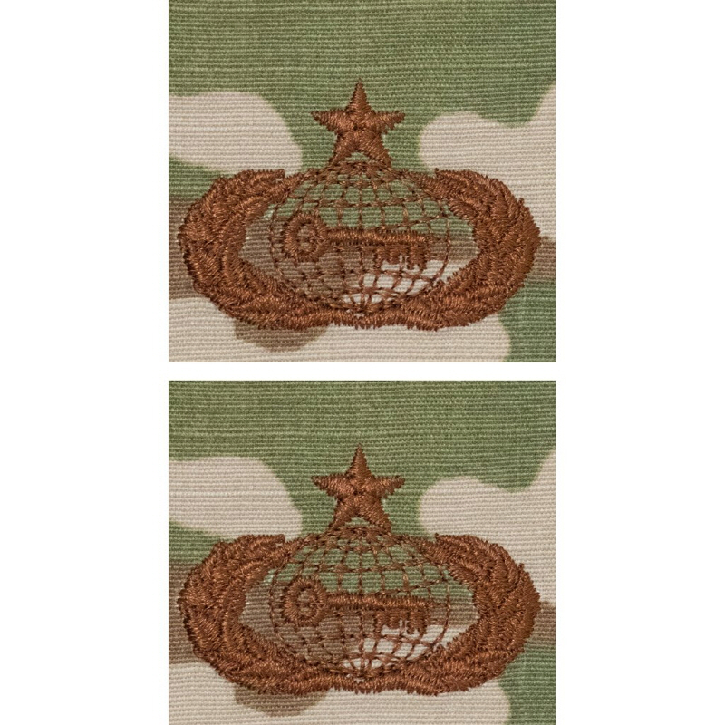 [Vanguard] Air Force Embroidered Badge: Intelligence: Senior - embroidered on OCP