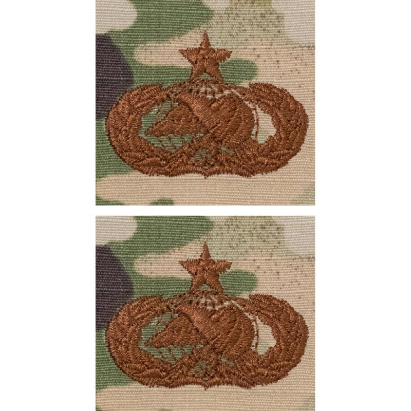 [Vanguard] Air Force Embroidered Badge: Logistics: Senior - embroidered on OCP