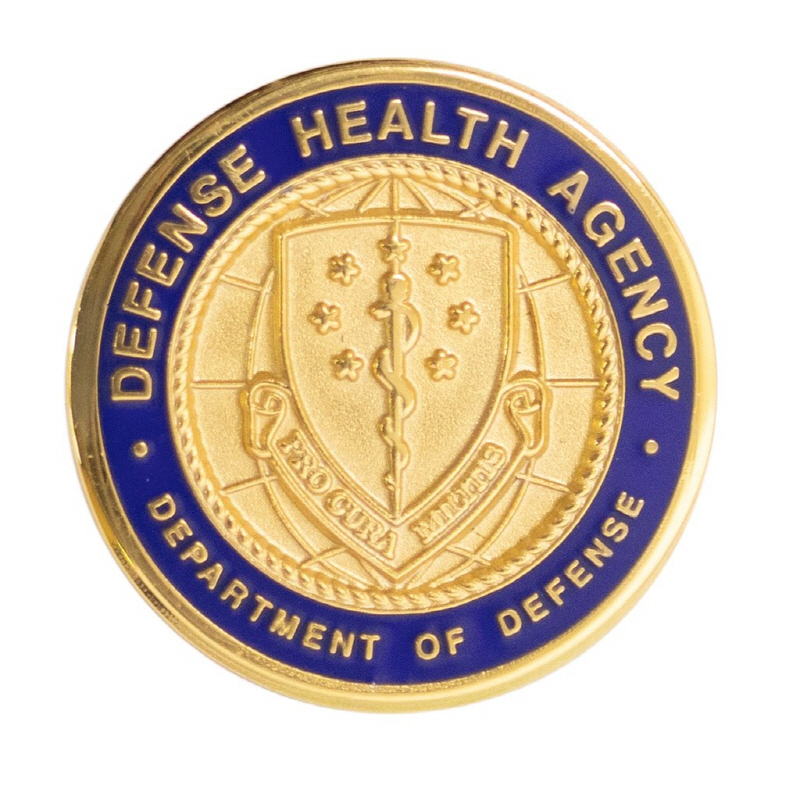 [Vanguard] ID lapel button: Defense Health Agency - Pro Cura Militis