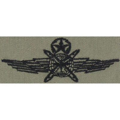 [Vanguard] Air Force Embroidered Badge: Cyberspace Operator: Master