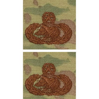 [Vanguard] Air Force Embroidered Badge: Supply Fuels: Master - embroidered on OCP
