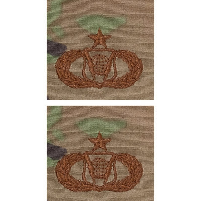 [Vanguard] Air Force Embroidered Badge: Command and Control: Senior - embroidered on OCP