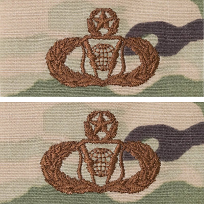 [Vanguard] Air Force Embroidered Badge: Command and Control: Master - embroidered on OCP