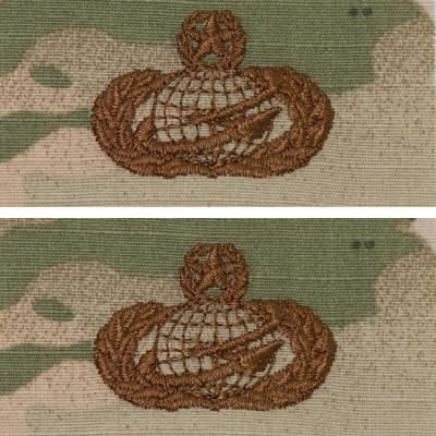 [Vanguard] Air Force Embroidered Badge: Manpower: Master - embroidered on OCP