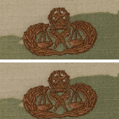 [Vanguard] Air Force Embroidered Badge: Paralegal: Master - embroidered on OCP