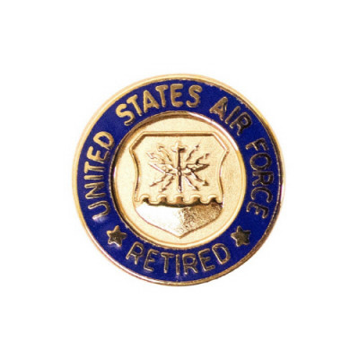 [Vanguard] Lapel Pin: Air Force Retired