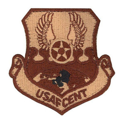 [Vanguard] Air Force Patch: Air Force Central: USAFCENT - desert with hook closure