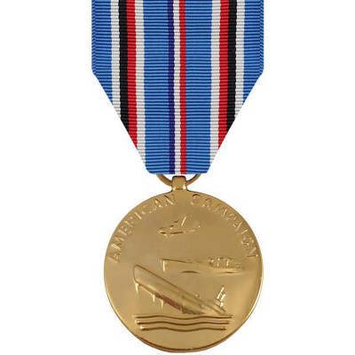 [Vanguard] Full Size Medal: American Campaign - 24k Gold Plated
