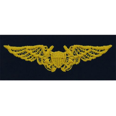 [Vanguard] Coast Guard Embroidered Badge: Flight Officer - Ripstop fabric