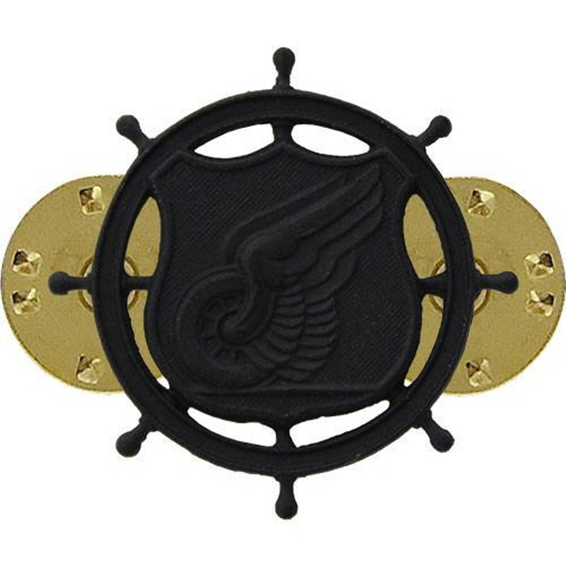 [Vanguard] Army Officer Collar Device: Transportation - black metal