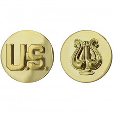 [Vanguard] Army Enlisted Branch of Service Collar Device: U.S. and Musician
