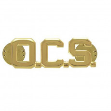 [Vanguard] Army Officer Branch of Service Collar Device: OCS - 22k gold plated