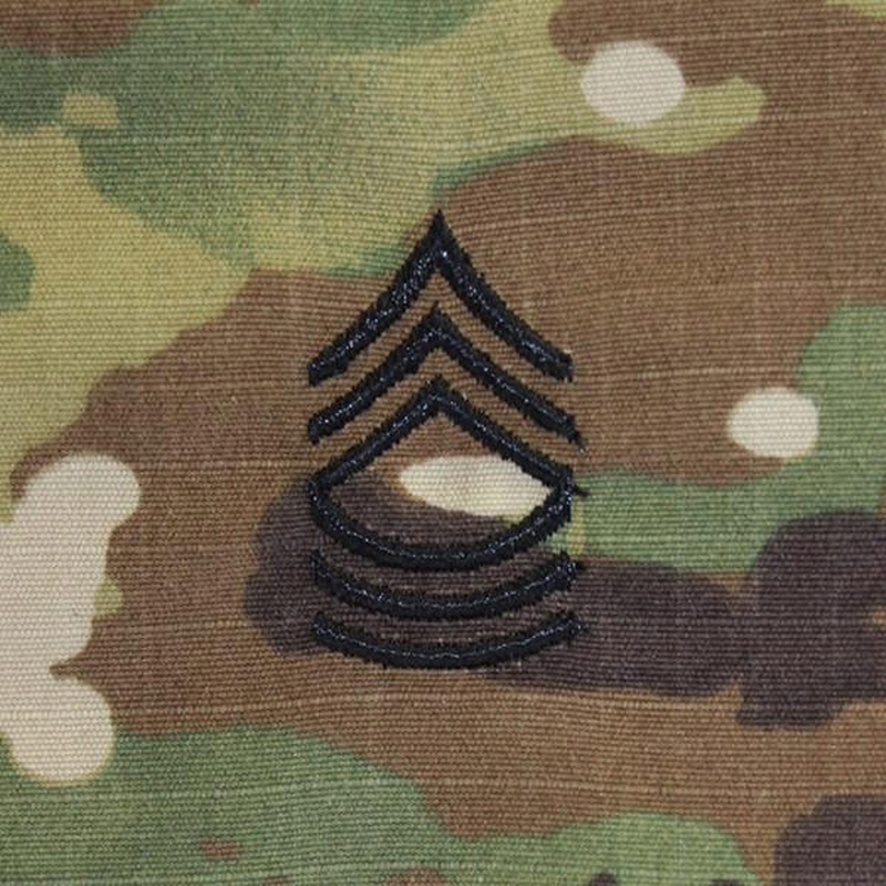 [Vanguard] Army Embroidered OCP Sew on Rank Insignia: Master Sergeant