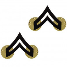 [Vanguard] Army Chevron: Corporal: CPL - black metal