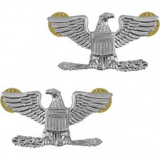 [Vanguard] RANK INSIGNIA: COLONEL - NICKEL PLATED