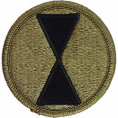 [Vanguard] Army Patch: Seventh Infantry Division - embroidered on OCP