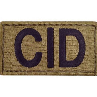 [Vanguard] Army Patch: Criminal Investigation Division - embroidered on OCP