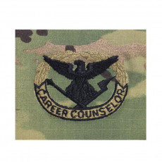 [Vanguard] Army Embroidered Badge on OCP Sew on: Career Counselor