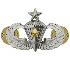 [Vanguard] Army Badge: Senior Combat Parachute Fifth Award - mirror finish