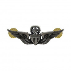 [Vanguard] Army Dress Badge: Master Aviator - miniature, silver oxidized