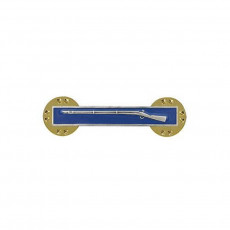 [Vanguard] Army Dress Badge: Expert Infantry - miniature, silver oxidized